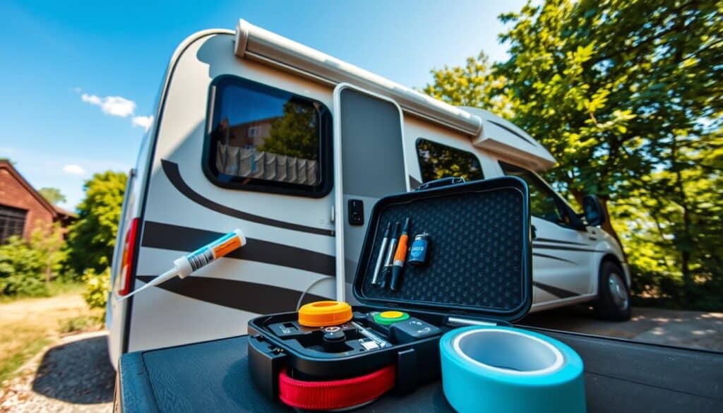 Camper water damage prevention