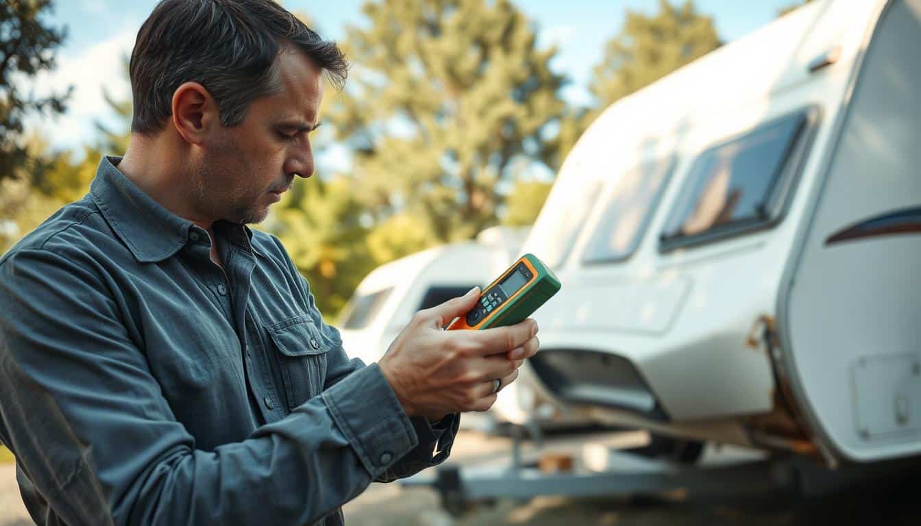 Caravan hidden damage inspection
