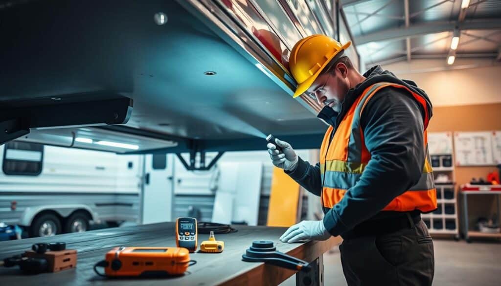 Mobile home structural integrity audit