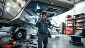 Motorhome hidden damage inspection