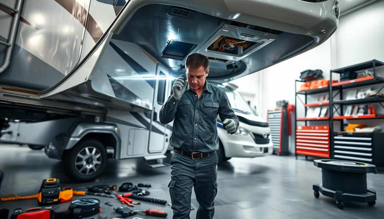 Motorhome hidden damage inspection