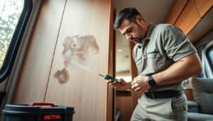Motorhome moisture damage report