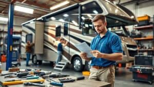Motorhome repair quality inspection