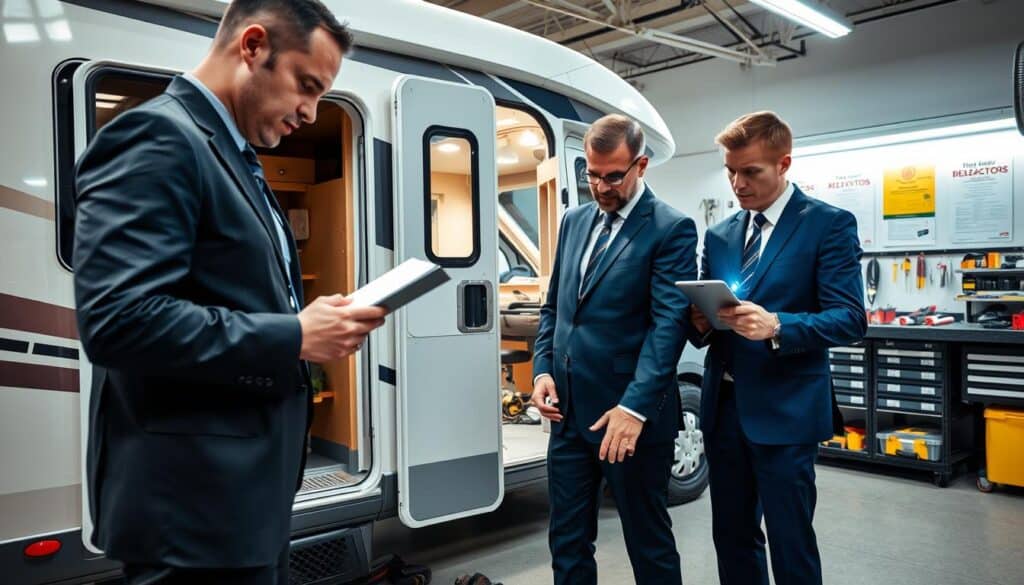 Motorhome service evaluation