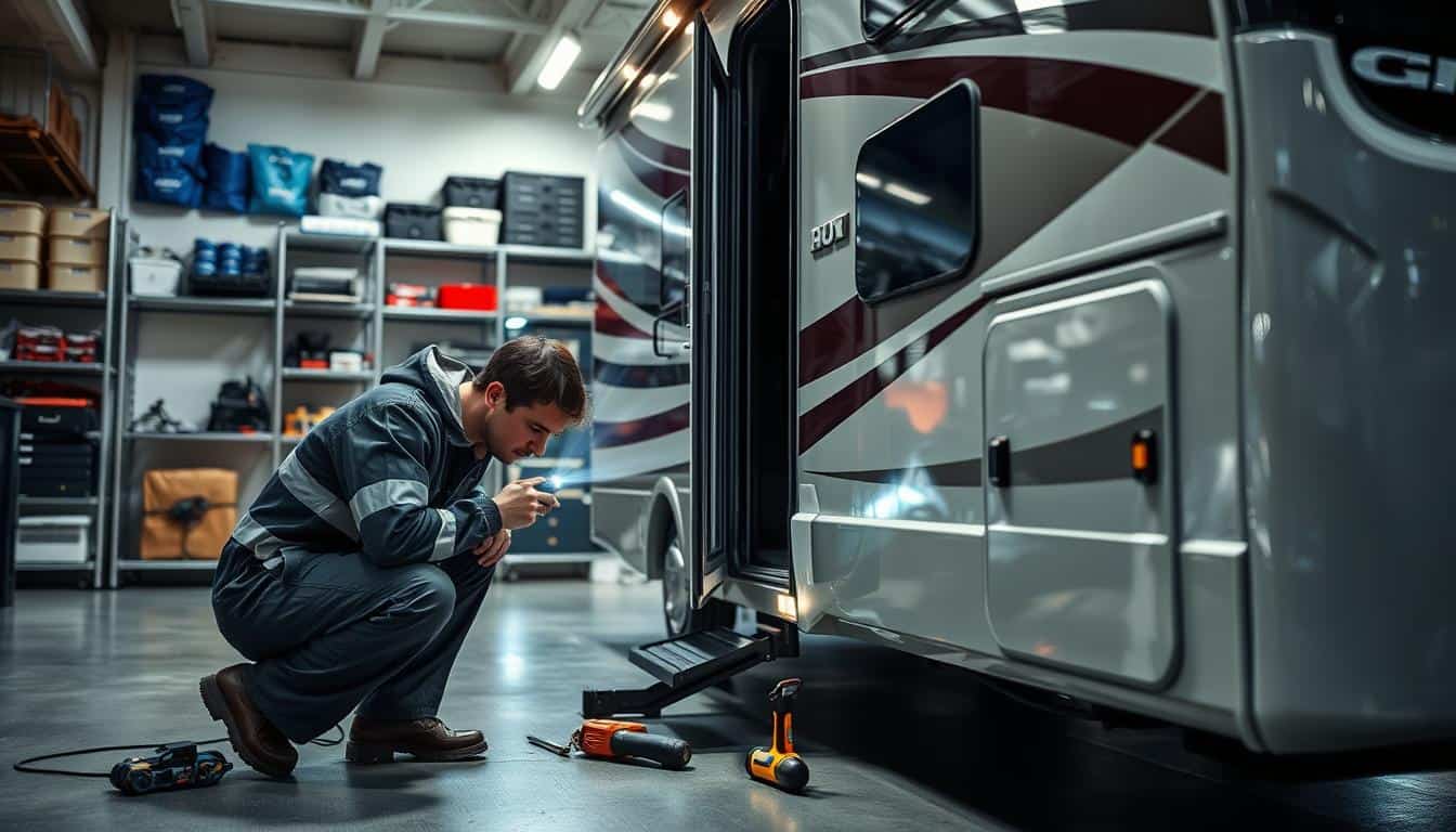 Motorhome structural damage check