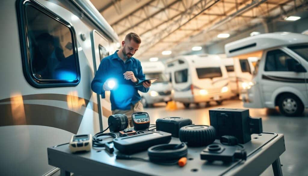 Pre-purchase motorhome inspection