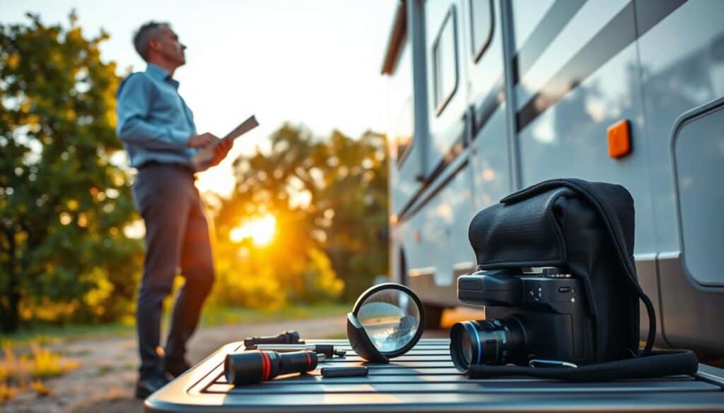 Preparing for an RV damage inspection