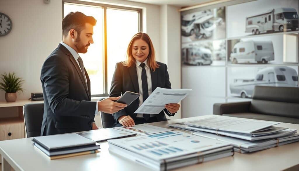 Professional camper valuation and total loss assessment