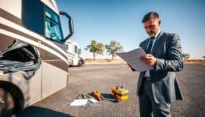 RV collision damage estimate