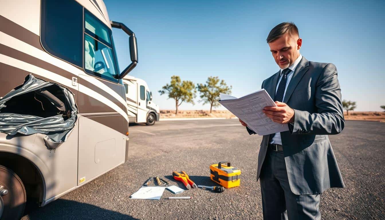 RV collision damage estimate