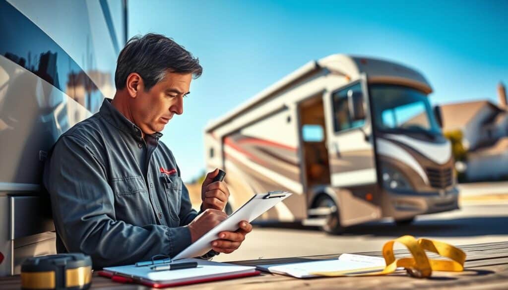 RV damage assessment