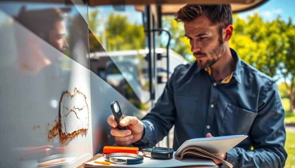 RV hidden damage inspection
