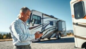 RV insurance damage check