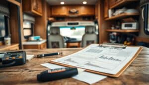 RV moisture damage report