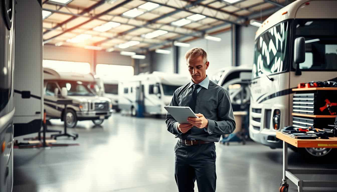 RV repair quality inspection