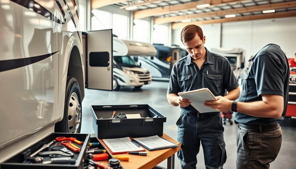 RV service evaluation