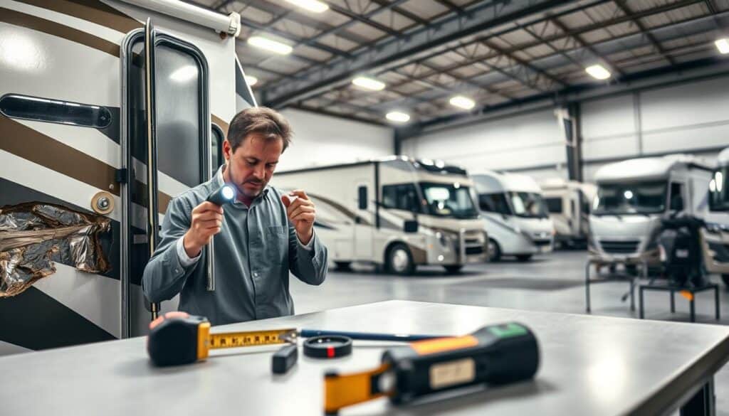 RV structural damage assessment