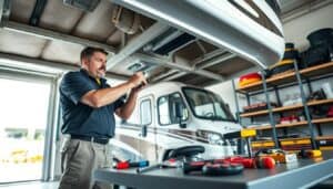 RV structural damage check
