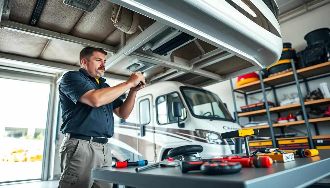 RV structural damage check