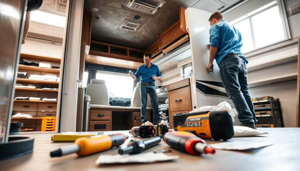 RV water damage repair