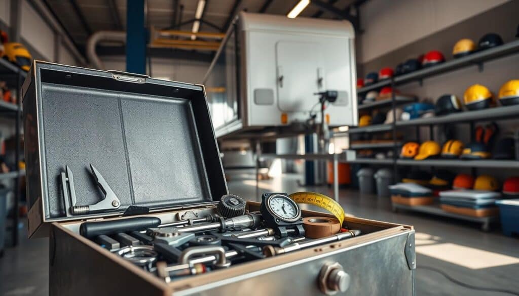 Tools and equipment for trailer structural damage checks