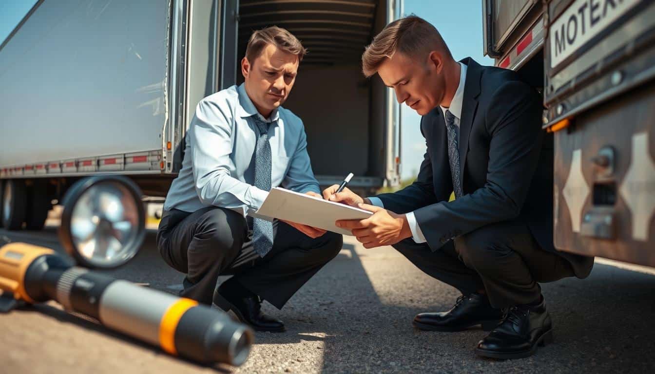 Trailer insurance damage check