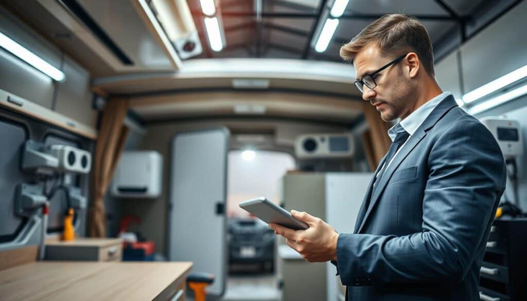 camper repair quality inspection