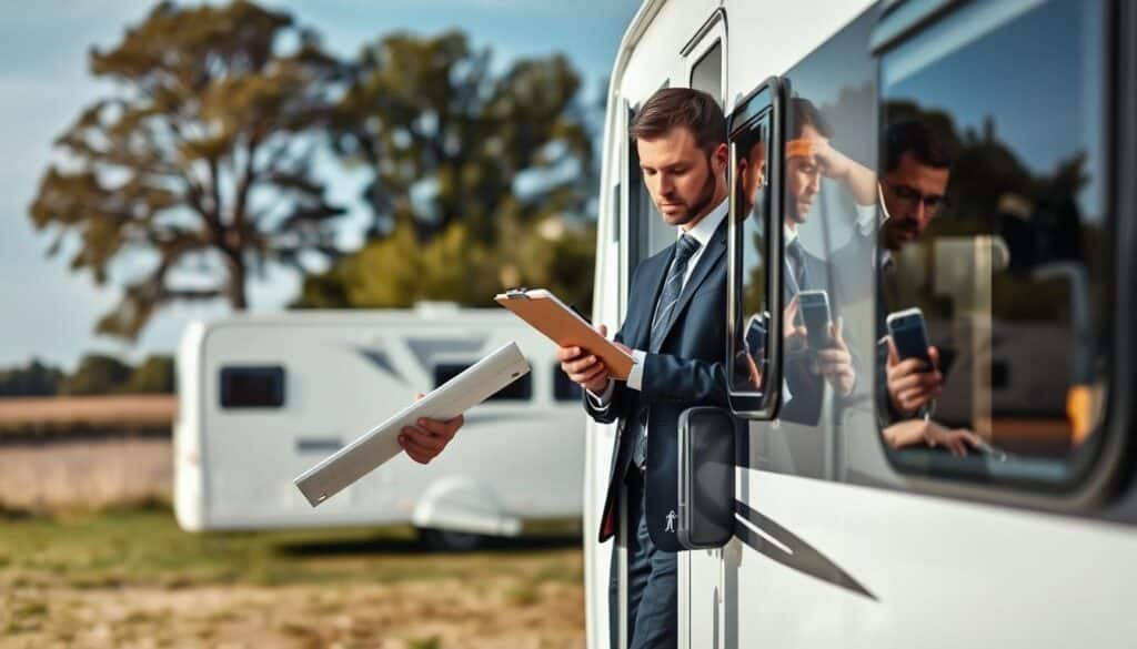 caravan damage assessment