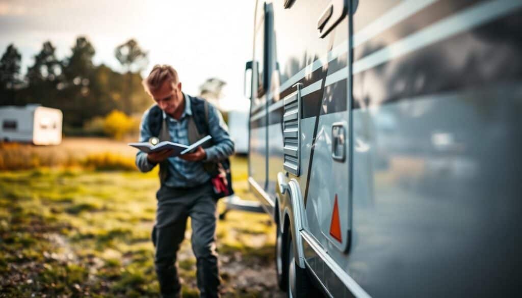 caravan damage assessment