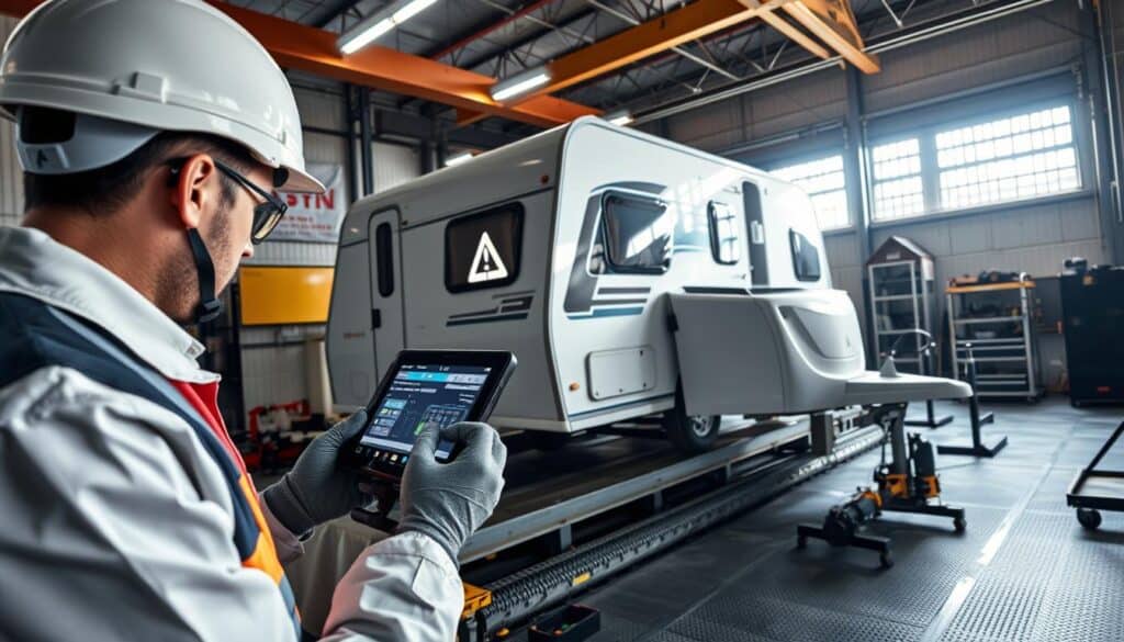 caravan structural integrity test
