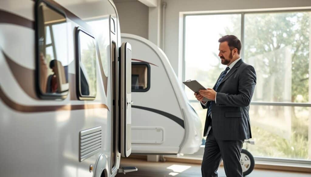caravan write-off valuation
