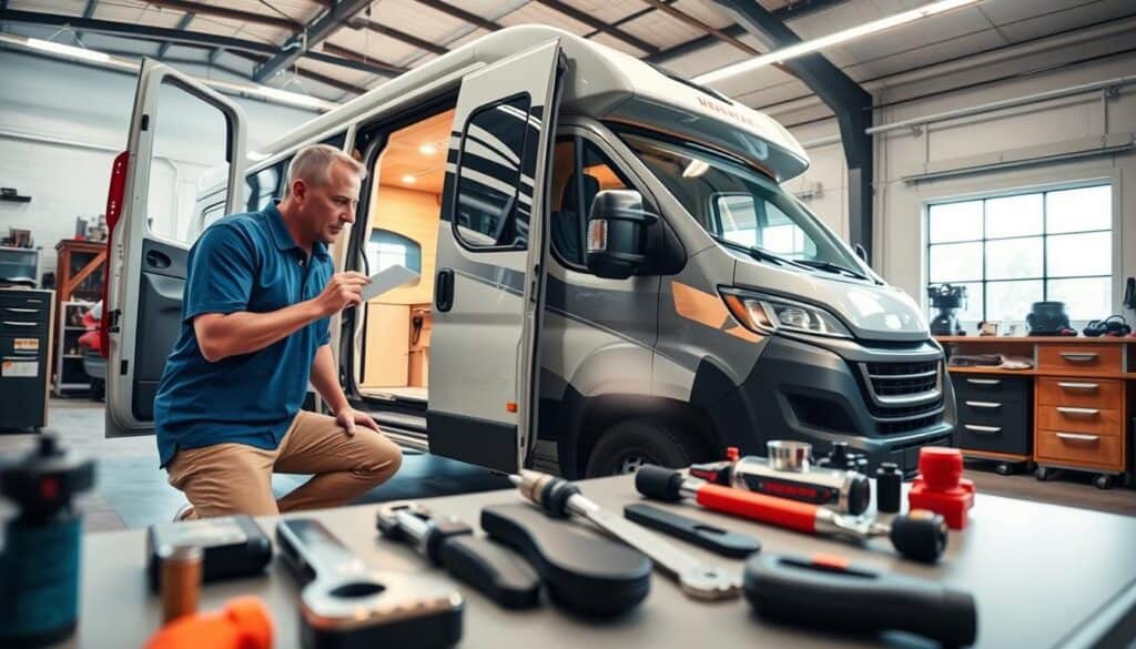 mobile camper inspector