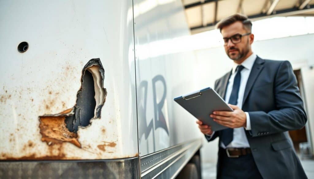 trailer collision damage appraisal