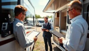 Camper inspection and valuation
