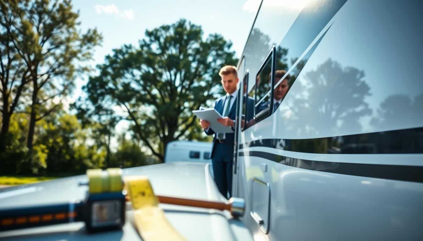 Caravan inspection and valuation