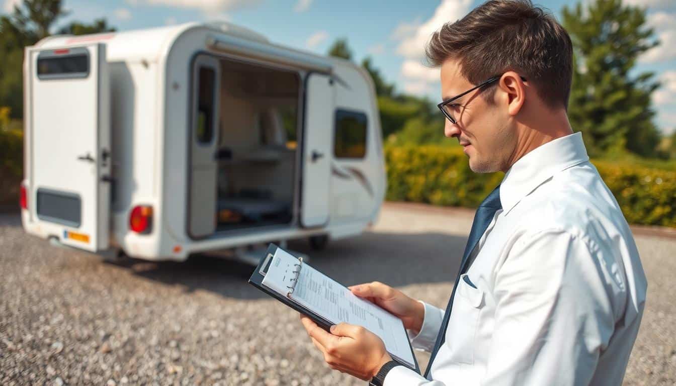 Caravan inspection and valuation