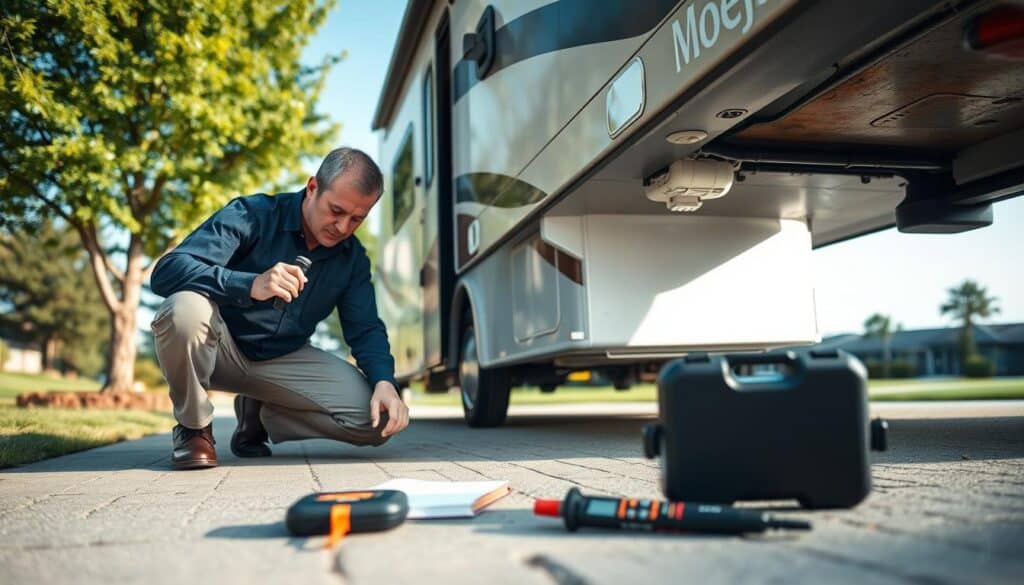 Motorhome inspection