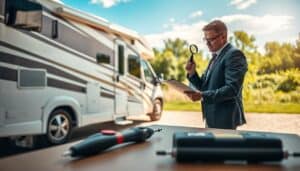 Motorhome inspection and valuation