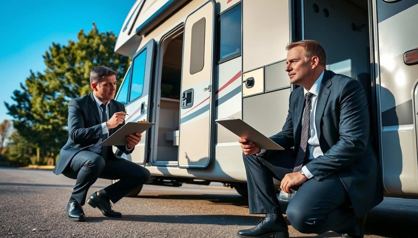 Motorhome inspection and valuation